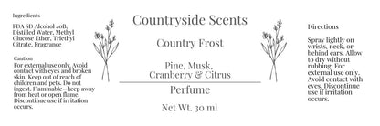 Woman's Perfume Country Frost 30 ML