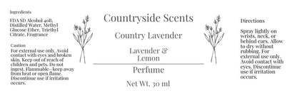 Woman's Perfume Country Lavender 30 ML